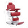 vidaXL Friseurstuhl Rot 68x69x116 cm Kunstleder