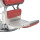 vidaXL Friseurstuhl Rot 68x69x116 cm Kunstleder