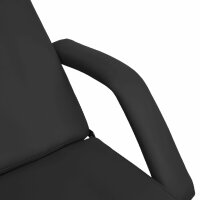 vidaXL Massagetisch Schwarz 180x62x(86,5-118) cm