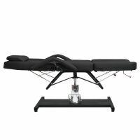 vidaXL Massagetisch Schwarz 180x62x(87-112) cm