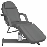 vidaXL Massagetisch Grau 180x62x(87-112) cm