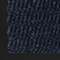 vidaXL Schmutzfangmatte Rechteckig Getuftet 80x120 cm Blau