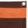 vidaXL Balkon-Sichtschutz Orange und Braun 90x300 cm Oxford-Gewebe