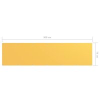 vidaXL Balkon-Sichtschutz Gelb 75x300 cm Oxford-Gewebe