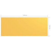 vidaXL Balkon-Sichtschutz Gelb 120x300 cm Oxford-Gewebe