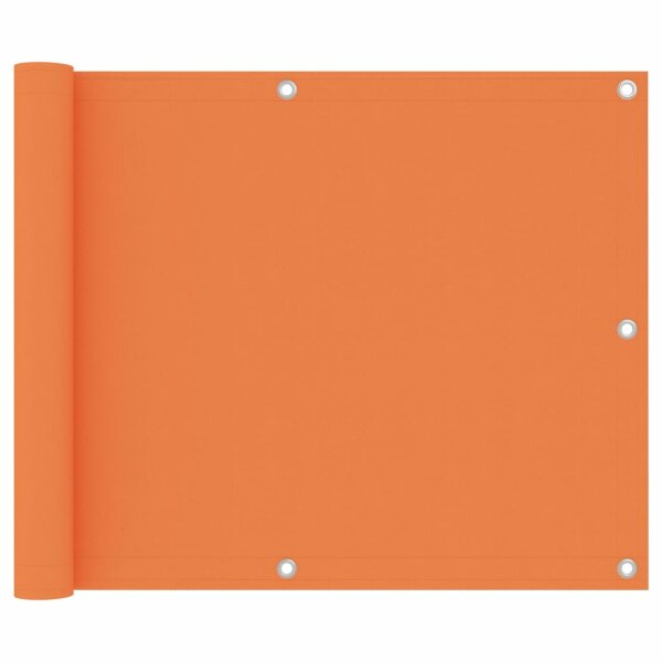 vidaXL Balkon-Sichtschutz Orange 75x300 cm Oxford-Gewebe