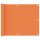 vidaXL Balkon-Sichtschutz Orange 75x400 cm Oxford-Gewebe