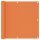 vidaXL Balkon-Sichtschutz Orange 90x400 cm Oxford-Gewebe