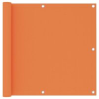 vidaXL Balkon-Sichtschutz Orange 90x600 cm Oxford-Gewebe