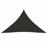 vidaXL Sonnensegel Oxford-Gewebe Dreieckig 3,5x3,5x4,9 m Anthrazit