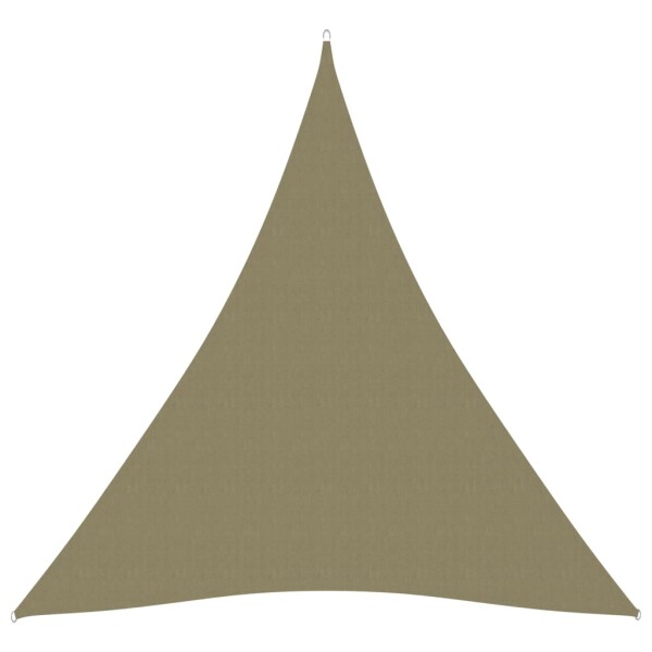 vidaXL Sonnensegel Oxford-Gewebe Dreieckig 4x5x5 m Beige