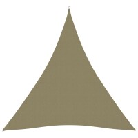 vidaXL Sonnensegel Oxford-Gewebe Dreieckig 4x5x5 m Beige