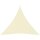 vidaXL Sonnensegel Oxford-Gewebe Dreieckig 4,5x4,5x4,5 m Creme