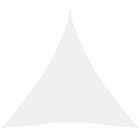 vidaXL Sonnensegel Oxford-Gewebe Dreieckig 5x5x5 m Wei&szlig;