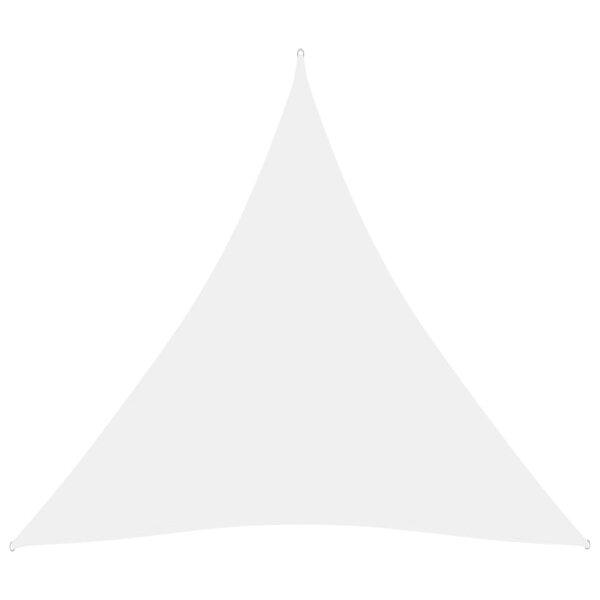 vidaXL Sonnensegel Oxford-Gewebe Dreieckig 6x6x6 m Wei&szlig;