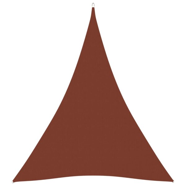 vidaXL Sonnensegel Oxford-Gewebe Dreieckig 3x4x4 m Terrakottarot