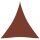 vidaXL Sonnensegel Oxford-Gewebe Dreieckig 4x4x4 m Terracotta-Rot