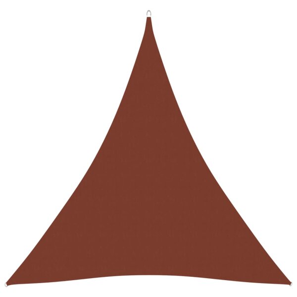 vidaXL Sonnensegel Oxford-Gewebe Dreieckig 4,5x4,5x4,5 m Terrakottarot