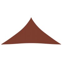 vidaXL Sonnensegel Oxford-Gewebe Dreieckig 4,5x4,5x4,5 m Terrakottarot