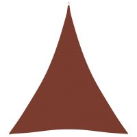 vidaXL Sonnensegel Oxford-Gewebe Dreieckig 5x7x7 m Terracotta-Rot
