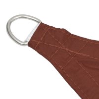 vidaXL Sonnensegel Oxford-Gewebe Dreieckig 5x7x7 m Terracotta-Rot