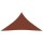 vidaXL Sonnensegel Oxford-Gewebe Dreieckig 5x7x7 m Terracotta-Rot