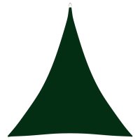 vidaXL Sonnensegel Oxford-Gewebe Dreieckig 5x6x6 m Dunkelgrün