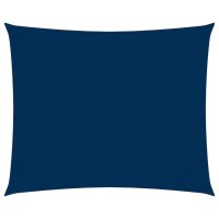 vidaXL Sonnensegel Oxford-Gewebe Rechteckig 3,5x4,5 m Blau