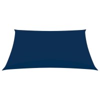 vidaXL Sonnensegel Oxford-Gewebe Rechteckig 3,5x4,5 m Blau
