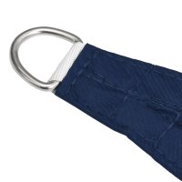 vidaXL Sonnensegel Oxford-Gewebe Rechteckig 3,5x4,5 m Blau