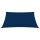 vidaXL Sonnensegel Oxford-Gewebe Rechteckig 3,5x4,5 m Blau