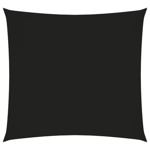 vidaXL Sonnensegel Oxford Gewebe Quadratisch 3,6x3,6 m Schwarz