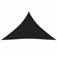 vidaXL Sonnensegel Oxford-Gewebe Dreieckig 3,5x3,5x4,9 m Schwarz