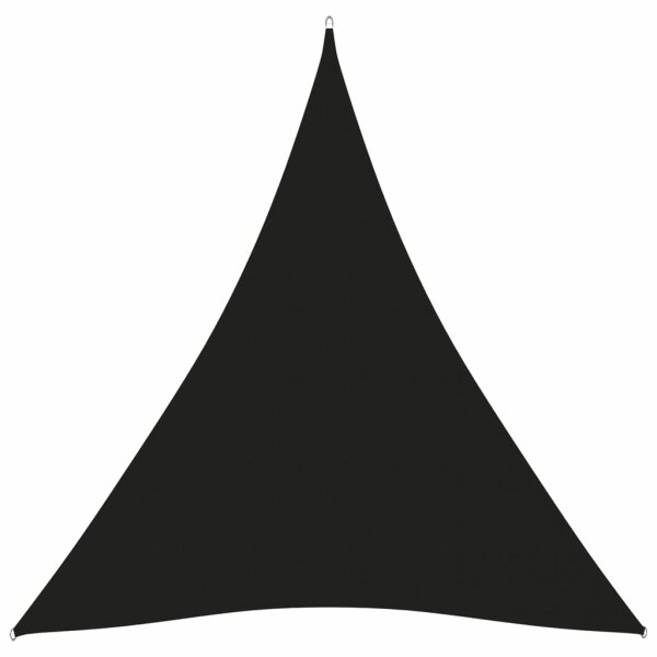 vidaXL Sonnensegel Oxford-Gewebe Dreieckig 5x6x6 m Schwarz