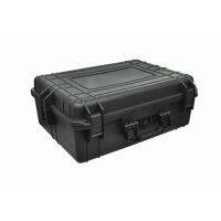 vidaXL Transportkoffer Schwarz mit Schaumstoff 35 L...