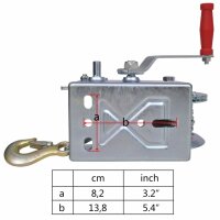 vidaXL Handwinde 1130 kg