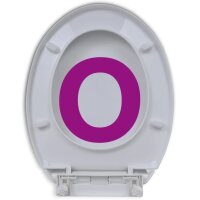 vidaXL Toilettensitz mit Absenkautomatik Wei&szlig; Oval