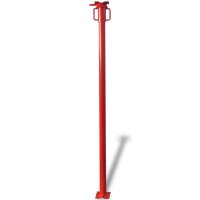 vidaXL Baustütze 280 cm Rot