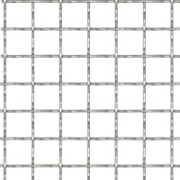 vidaXL Wellengitter Edelstahl 50×50 cm...