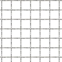 vidaXL Wellengitter Edelstahl 100x85 cm 21x21x2,5 mm
