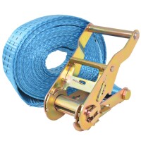 vidaXL Ratschen-Spanngurte 4 Stk. 2 Tonnen 6m&times;38mm Blau