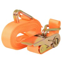 vidaXL Ratschen-Spanngurte 4 Stk 0,4 Tonnen 6m&times;25mm Orange