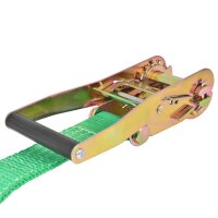 vidaXL Slackline 15 m x 50 mm 150 kg Gr&uuml;n