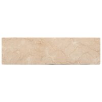 vidaXL Waschbecken 45x30x12 cm Marmor Creme