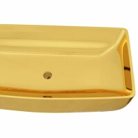 vidaXL Waschbecken 71 x 38 x 13,5 cm Keramik Golden