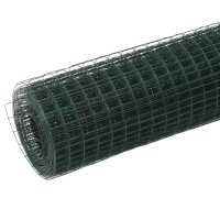 vidaXL Drahtzaun Stahl mit PVC-Beschichtung 25x0,5 m...