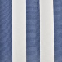 vidaXL Markisenbespannung Canvas Blau & Weiß 350x250 cm