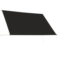 vidaXL Einziehbare Markise 250&times;150 cm Anthrazit