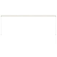 vidaXL Einziehbare Markise 350&times;150 cm Creme