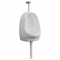 vidaXL Wandurinal mit Spülventil Keramik Weiß